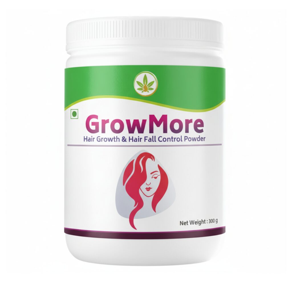 GROWMORE Hair Growth & Hair Fall Control Powder | Nature Perfect | 300 g