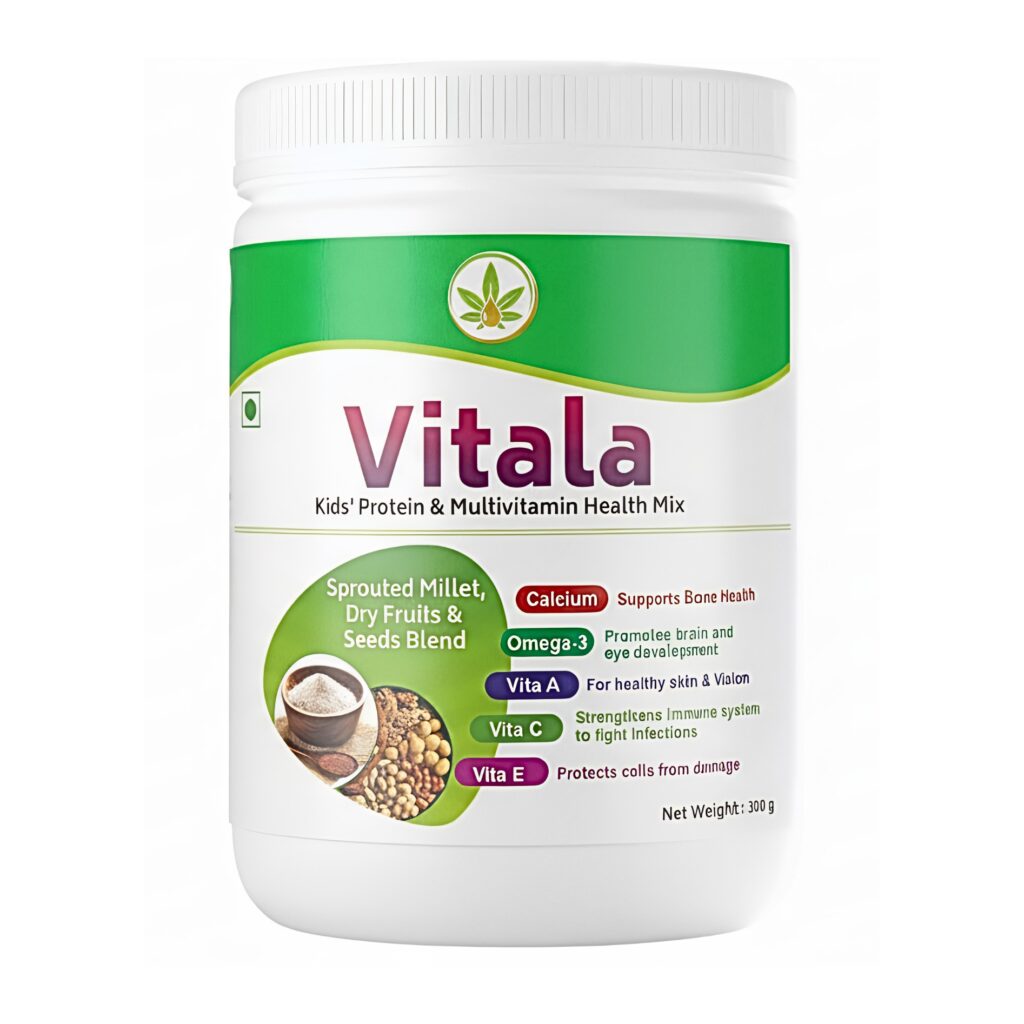 VITALA Kids’ Protein + Multivitamin Powder | Nature Perfect | 300 g