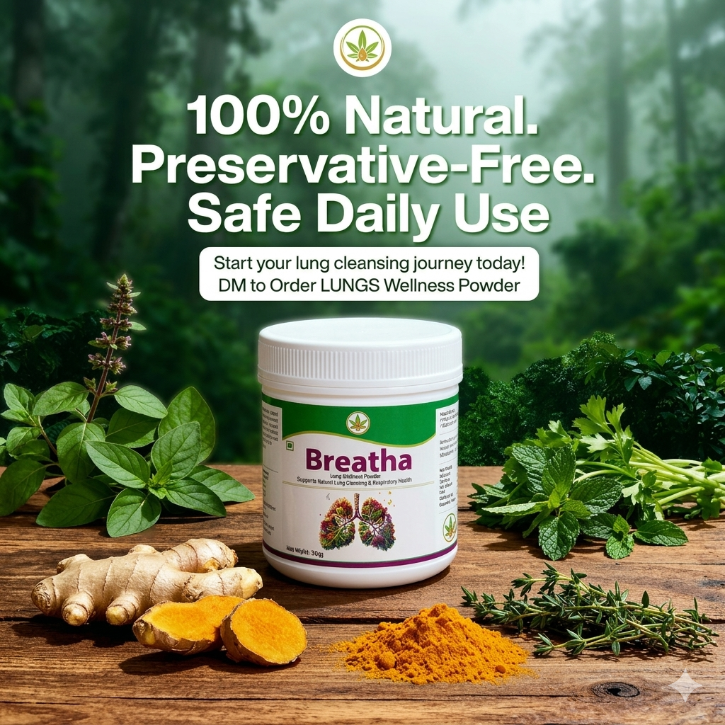 BREATHA Lungs Wellness Powder | Nature Perfect | 300 g - Image 2