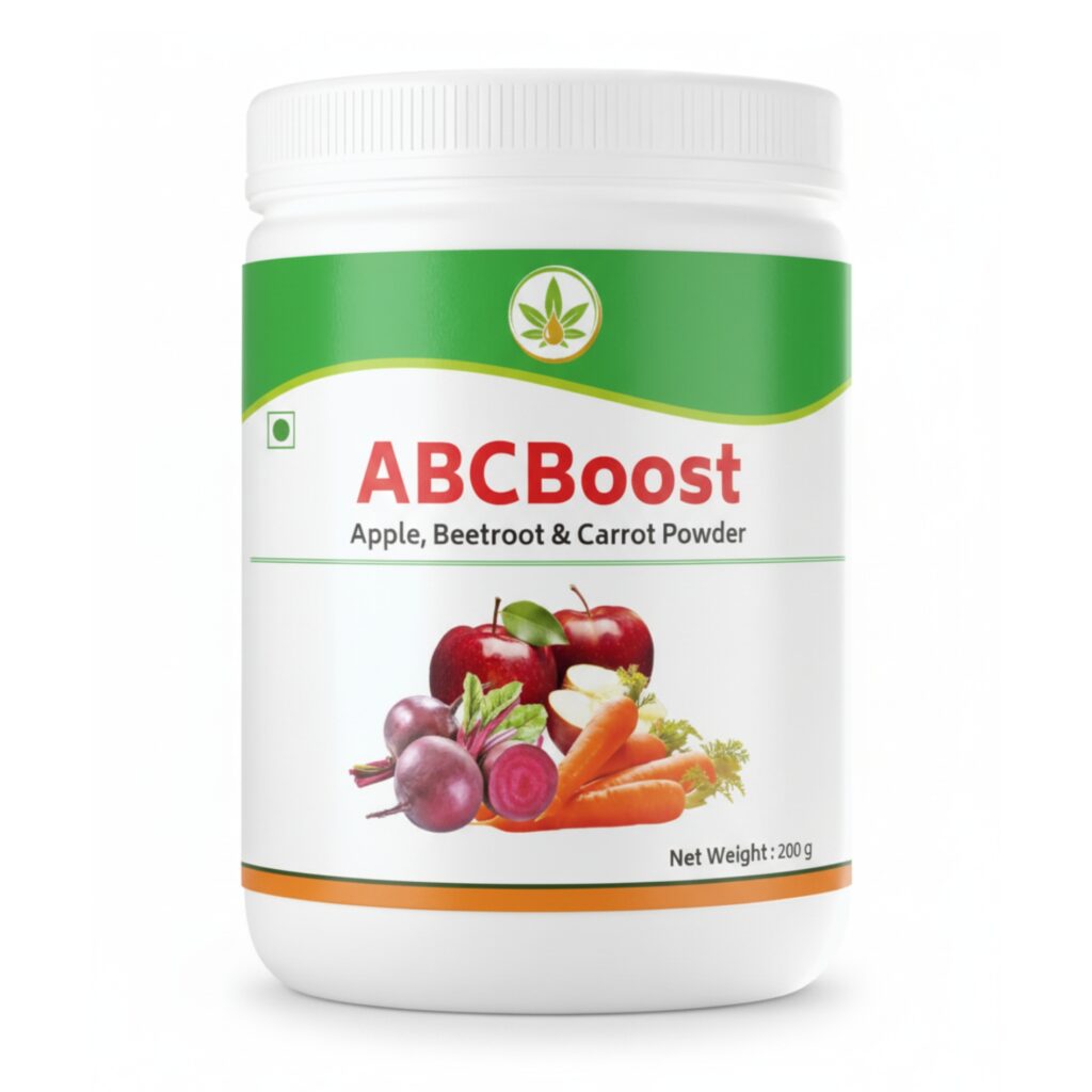 ABCBoost Apple Beetroot Carrot (ABC) Powder | Nature Perfect | 200 gm