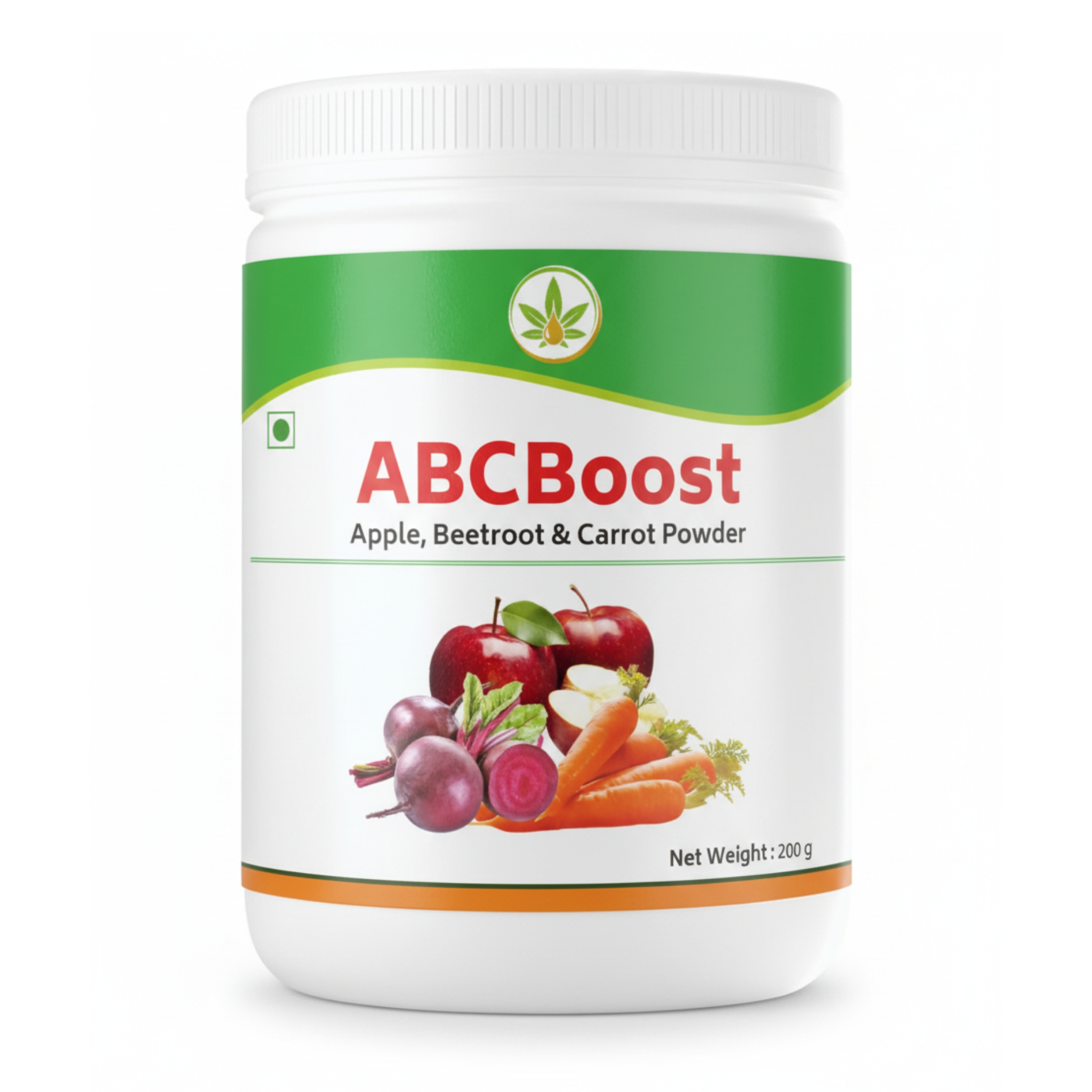 ABCBoost Apple Beetroot Carrot (ABC) Powder | Nature Perfect | 200 gm - Image 1