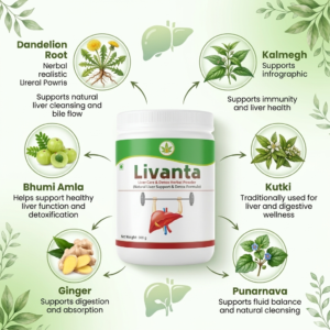 LIVANTA Liver Care & Detox Herbal Powder | Nature Perfect | 300 gm - Image 4