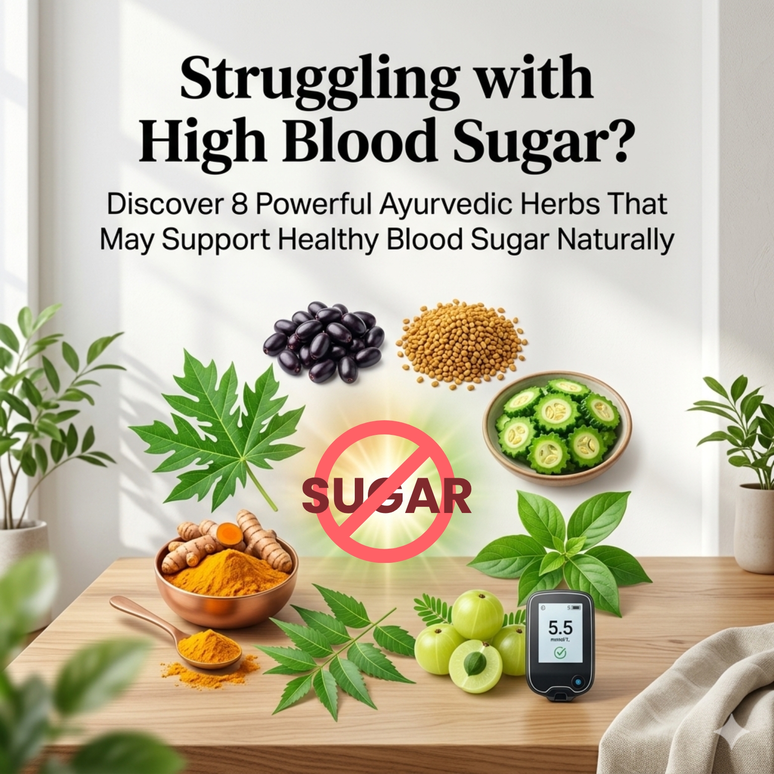 Struggling with High Blood Sugar? These 8 Ayurvedic Herbs Could Help