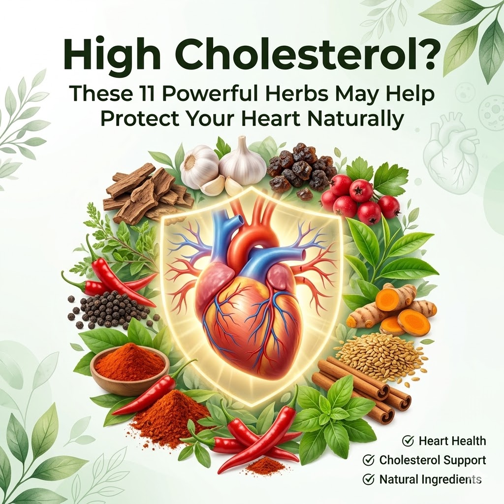 High Cholesterol? These 11 Powerful Herbs May Help Protect Your Heart Naturally